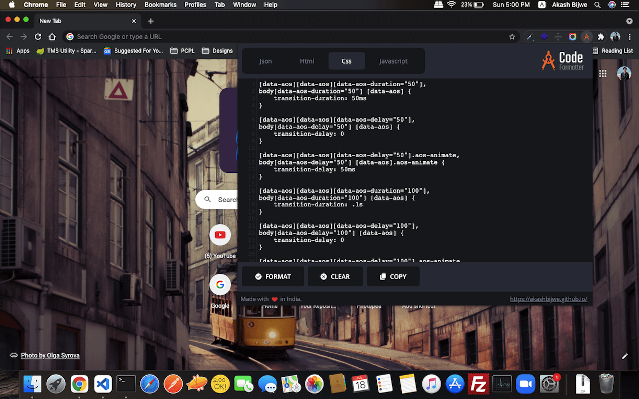 Code formatter截图1