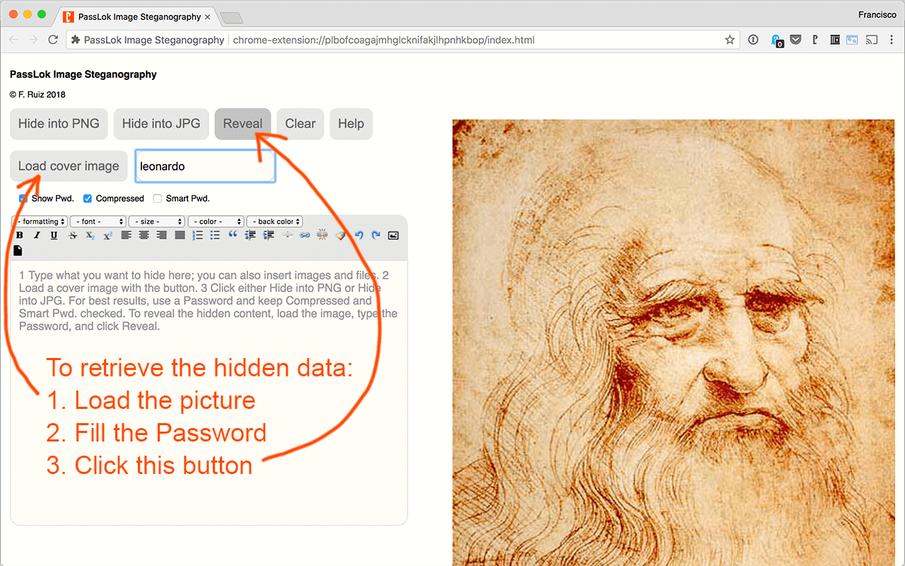 PassLok Image Steganography截图1