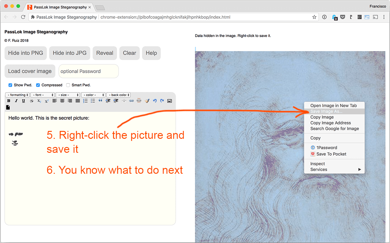 PassLok Image Steganography截图5