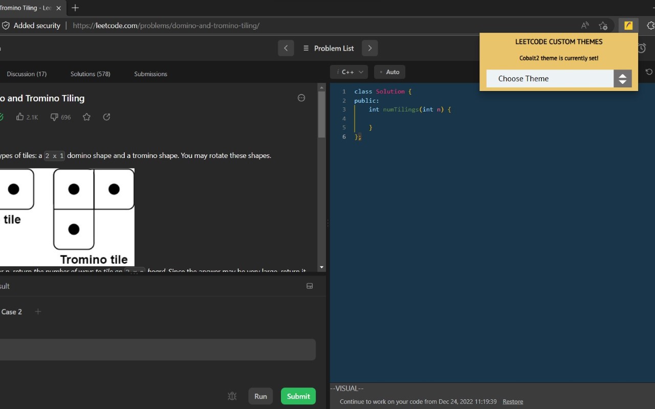 Leetcode Custom Themes截图2