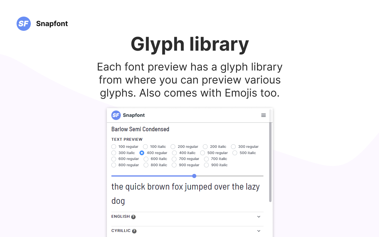 Snapfont - Preview fonts on any page截图1