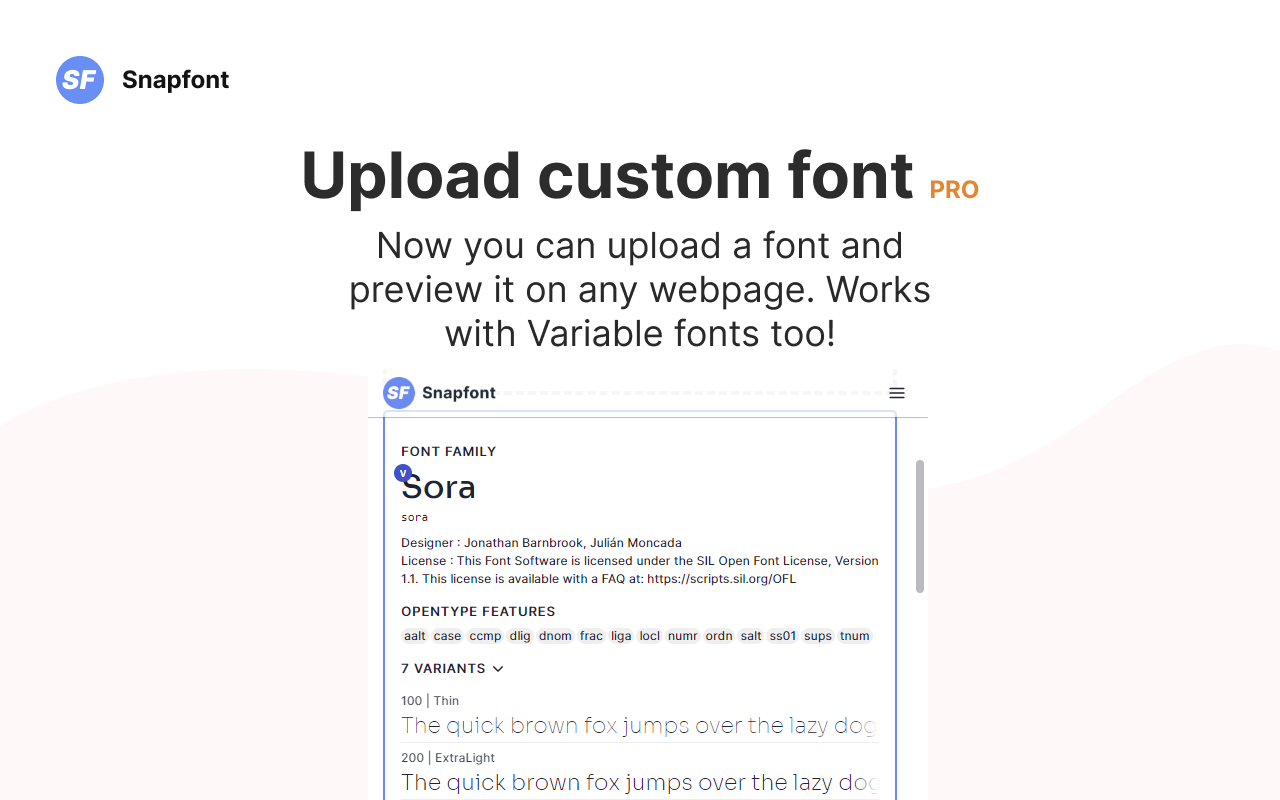 Snapfont - Preview fonts on any page截图5