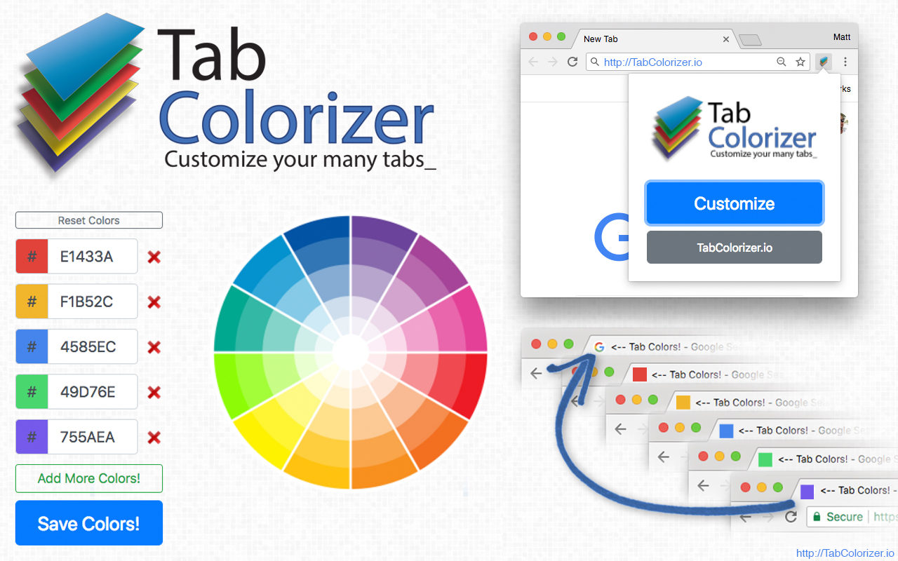 Tab Colorizer | Customize your tab's icon!截图1
