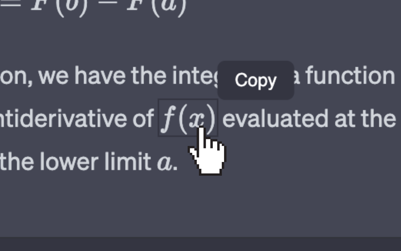 ChatGPT Equation Renderer截图2
