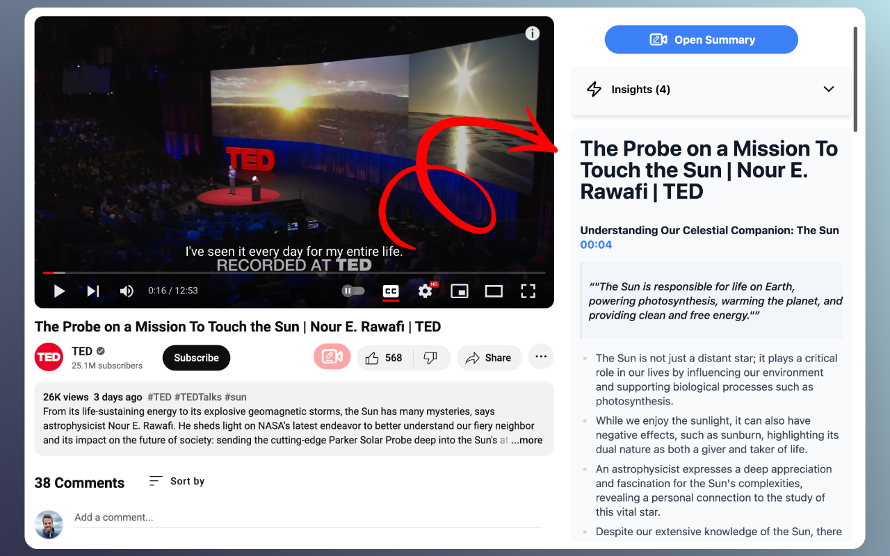 SummYT - YouTube Summarizer截图3