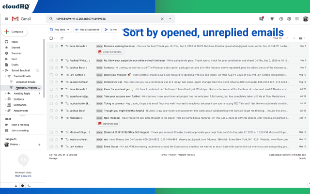 Free Email Tracker by cloudHQ截图2