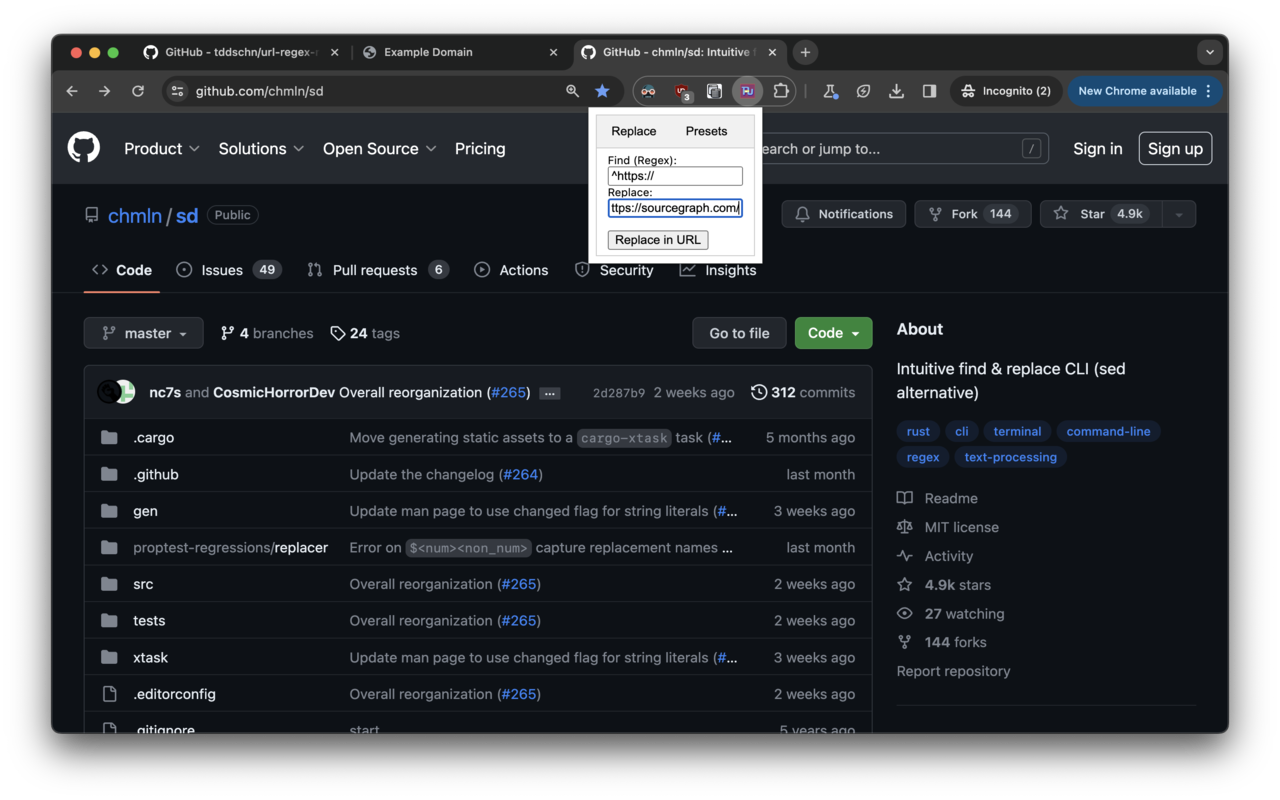 URL Regex Replace截图2