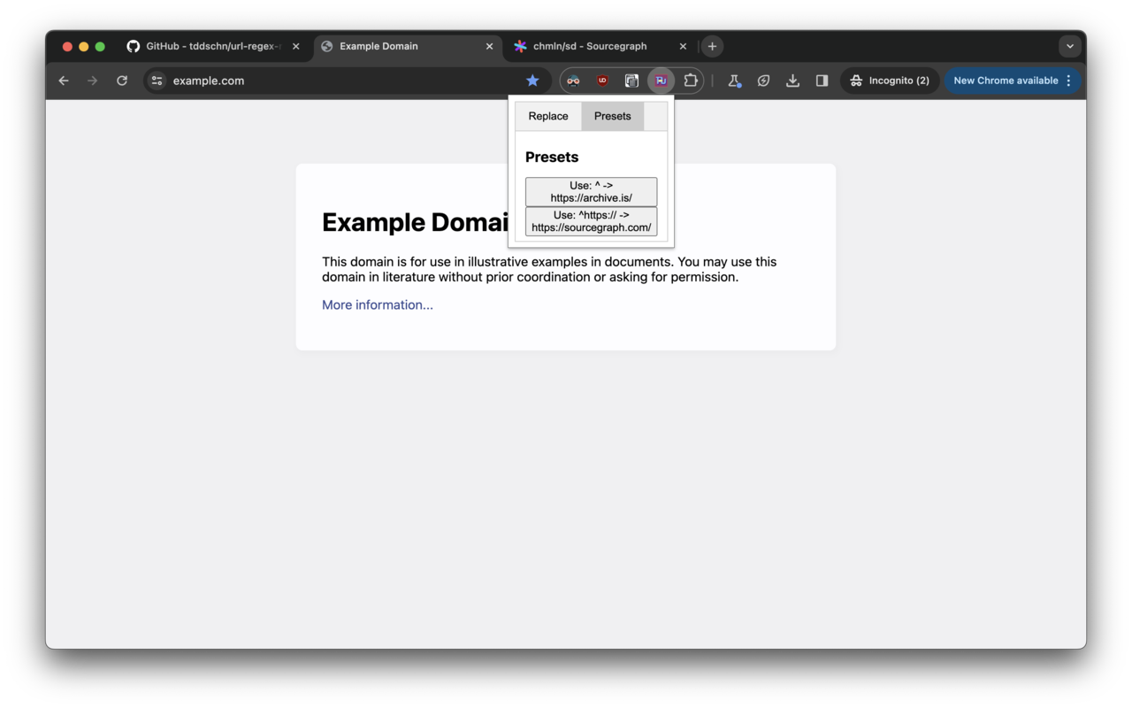 URL Regex Replace截图4