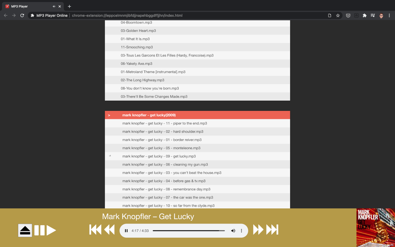 MP3 Player Online – LastPlayer.Online截图1