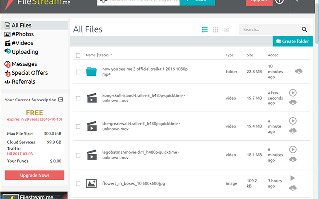 FileStream.Me - official Chrome extension截图1