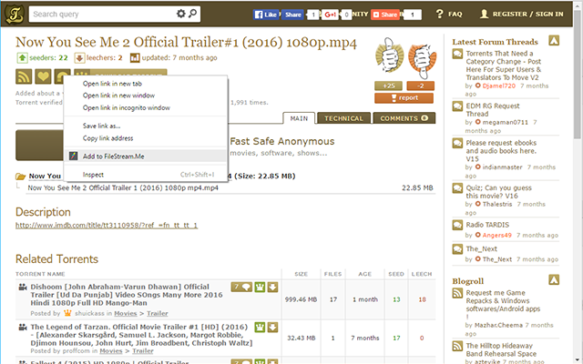 FileStream.Me - official Chrome extension截图4