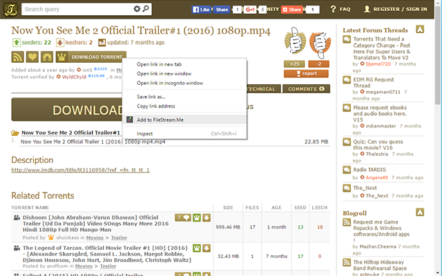 FileStream.Me - official Chrome extension截图5