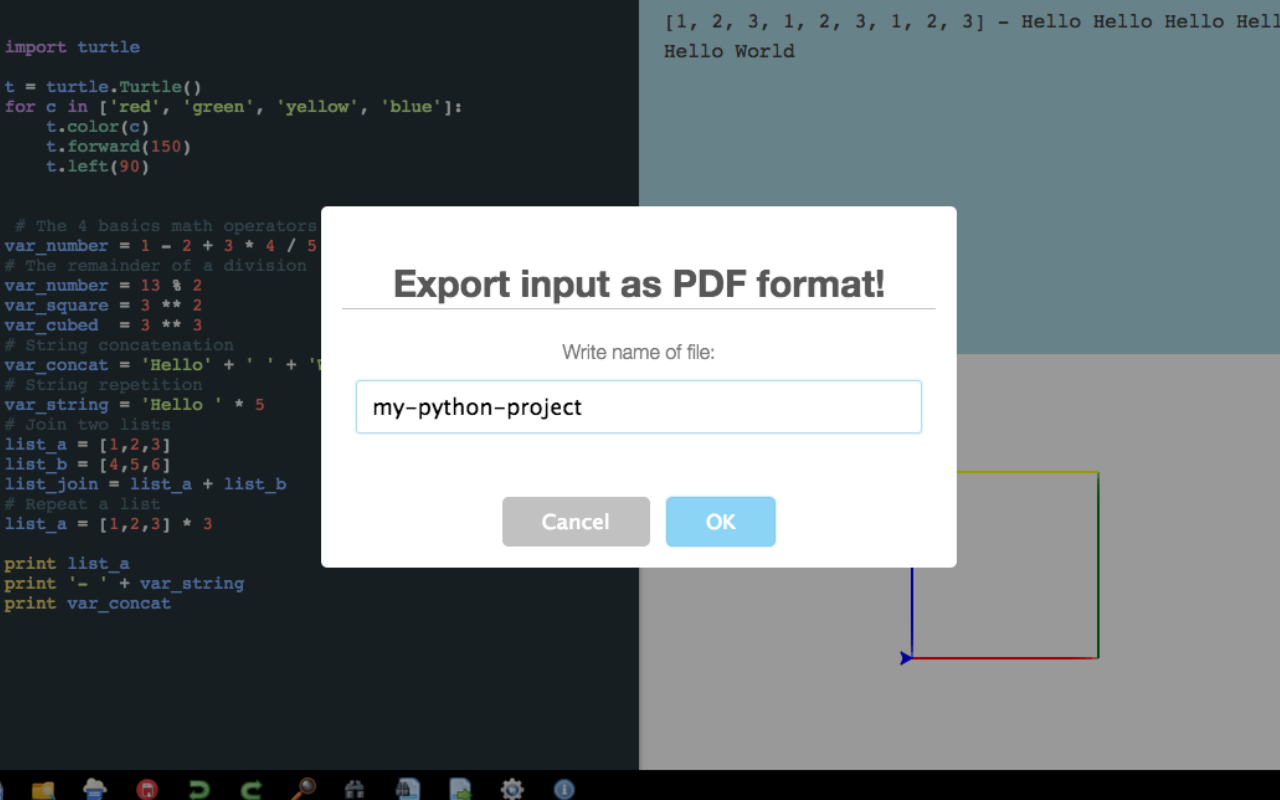 Your Python Editor (Beta)截图1