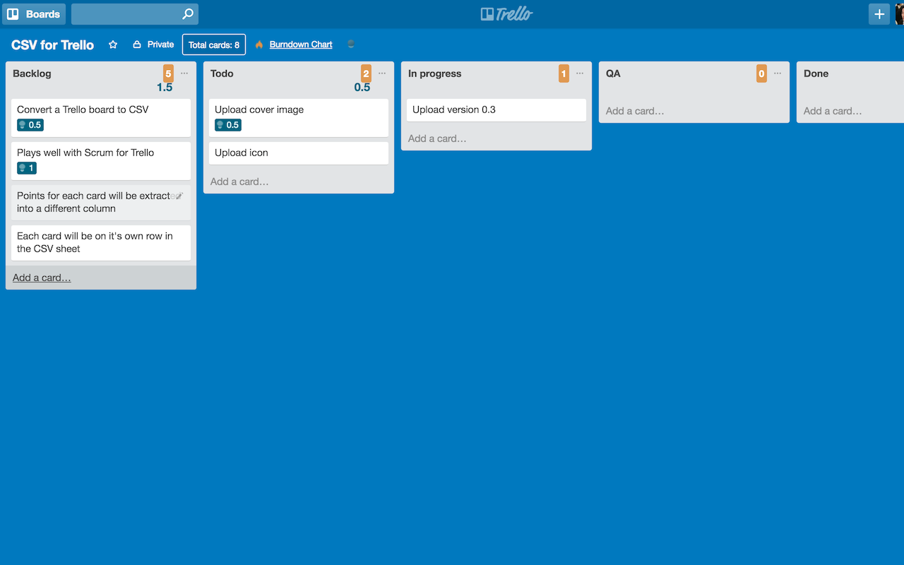 CSV Export for Trello截图2