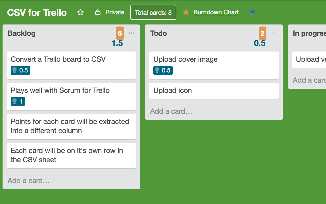 CSV Export for Trello截图3