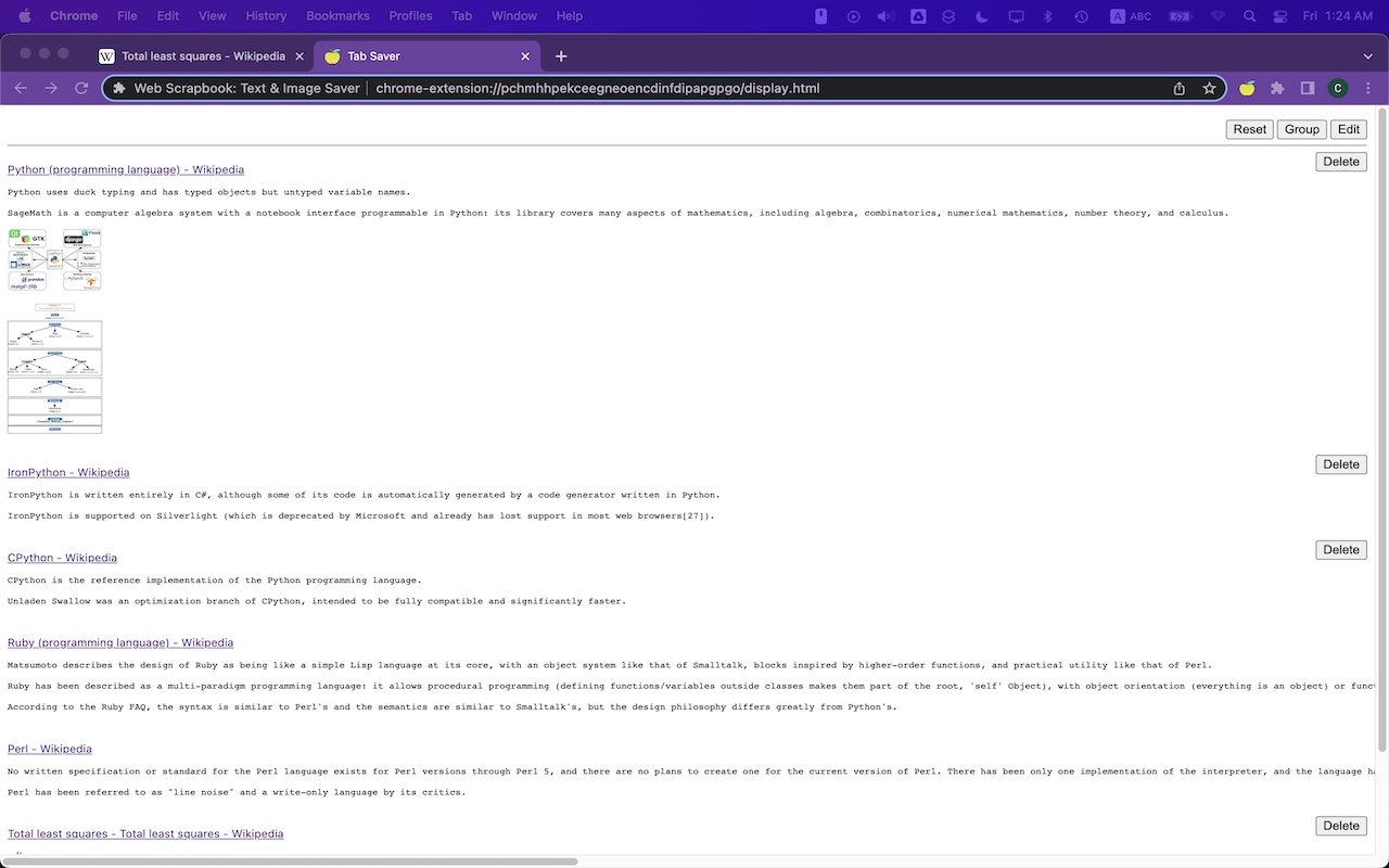 Web Scrapbook: Text & Image Saver截图4