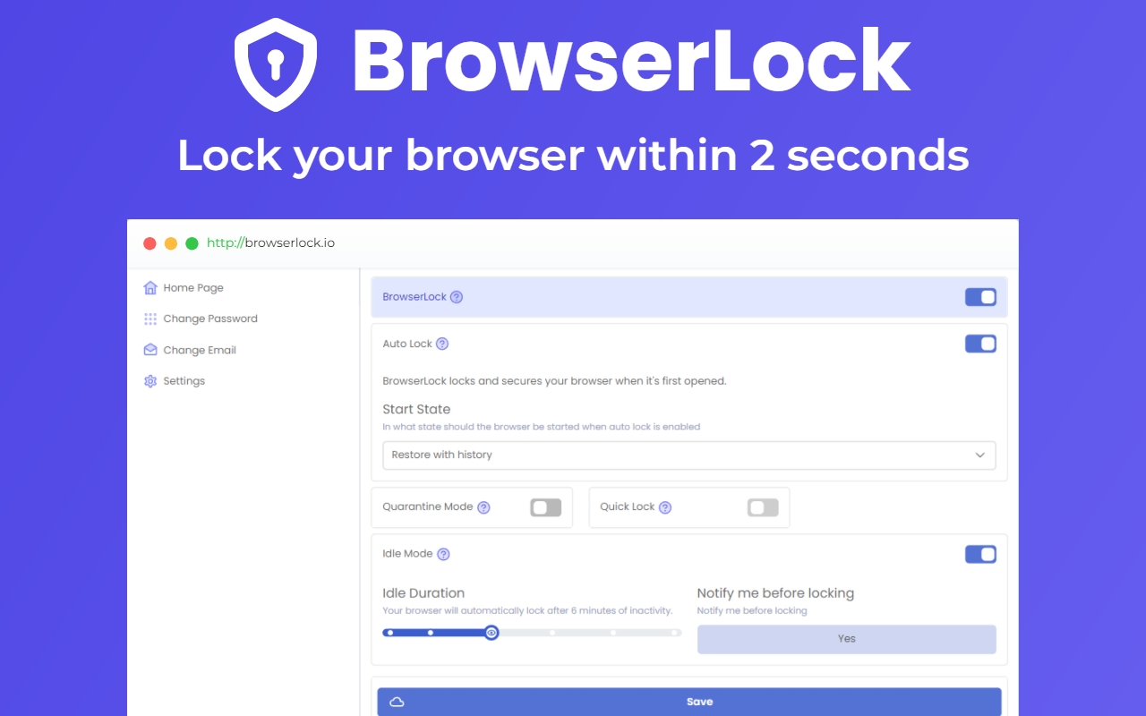 Browser Lock | Lock Your Browser截图3