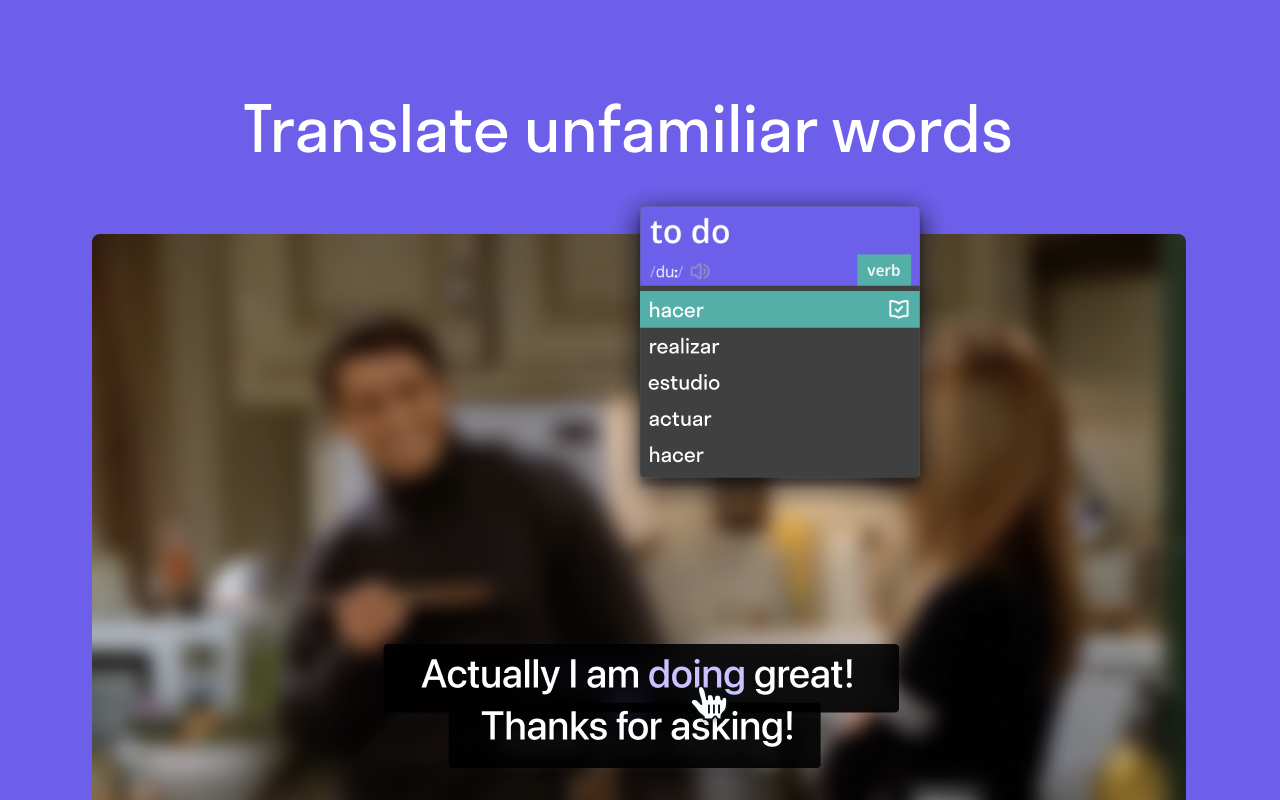 Subtly — Subtitles. Translator. Word training截图1