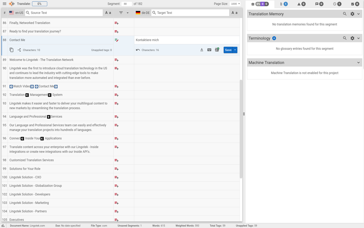 Lingotek Workbench Extension (Beta)截图1