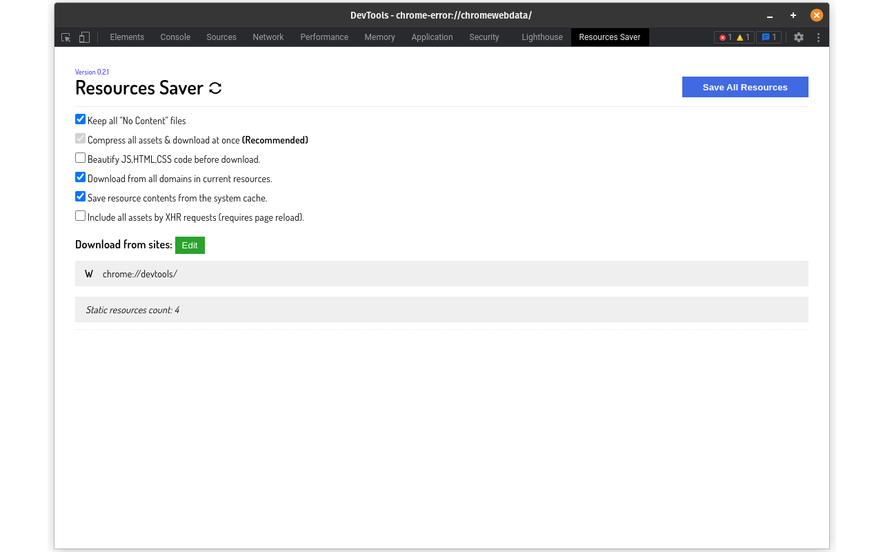 Resources Saver截图1