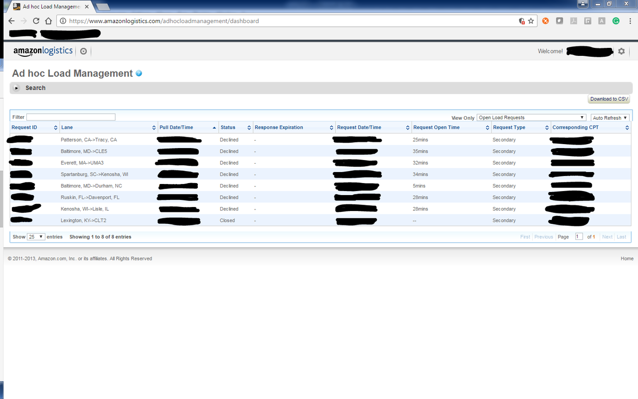 Amazon Logistics Ad hoc Load Management截图1