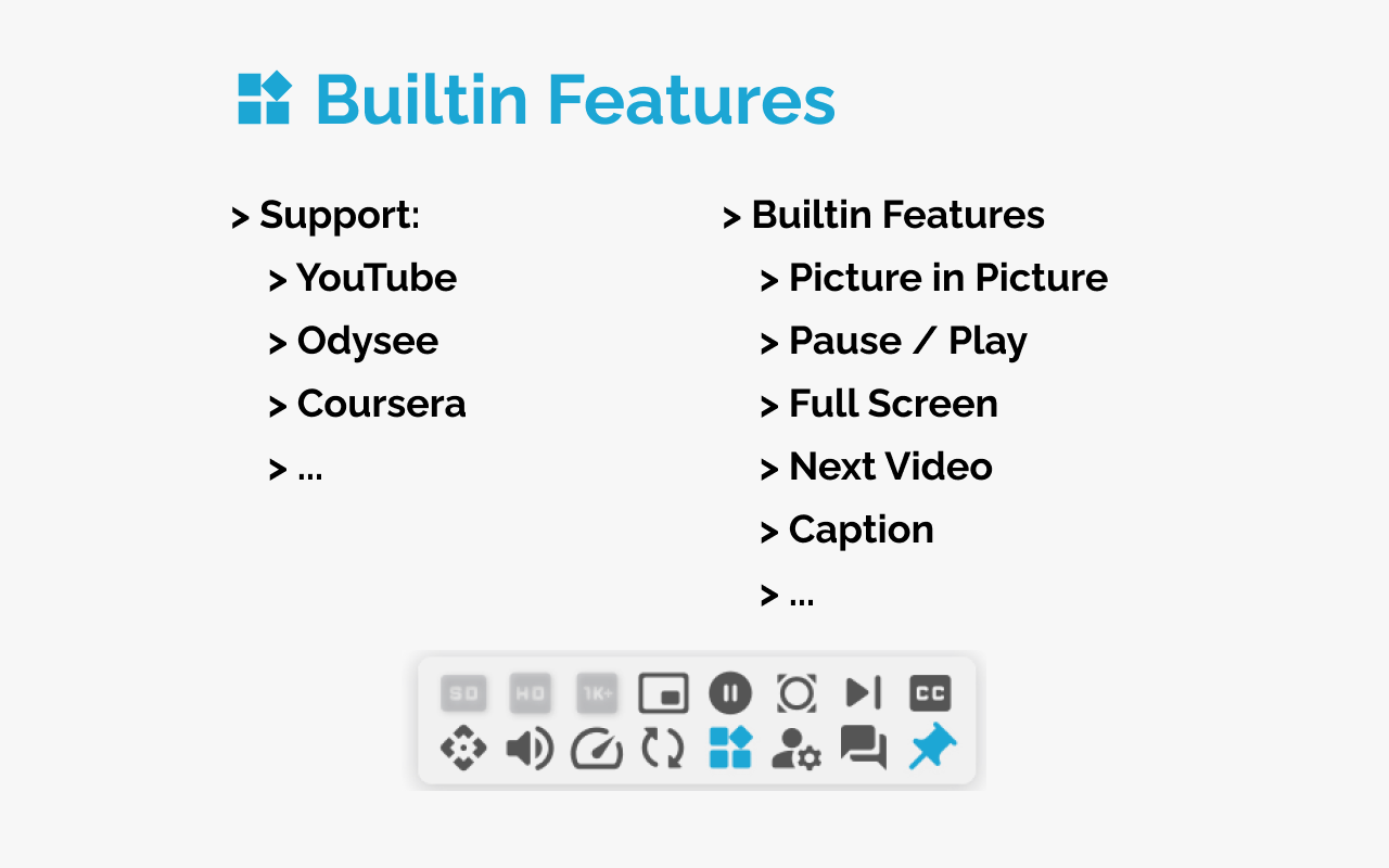 Attuno: Video Controller & YouTube Danmaku截图2
