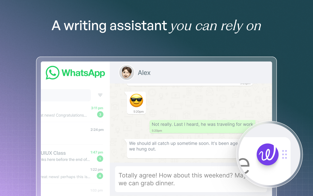 Wordtune: AI Paraphrasing and Grammar Tool截图1