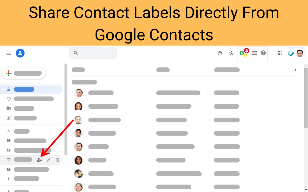 Share Google Contacts Plugin截图1