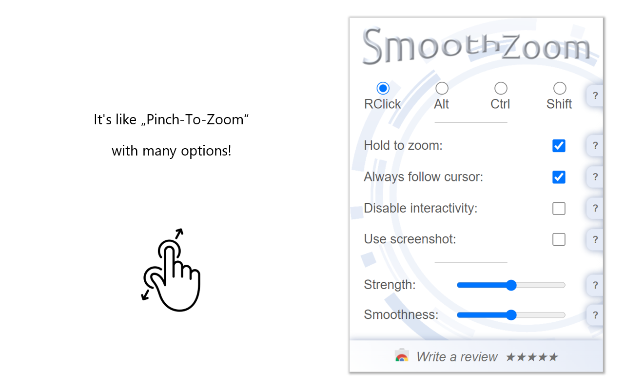 SmoothZoom – Quick Page Zoom截图2