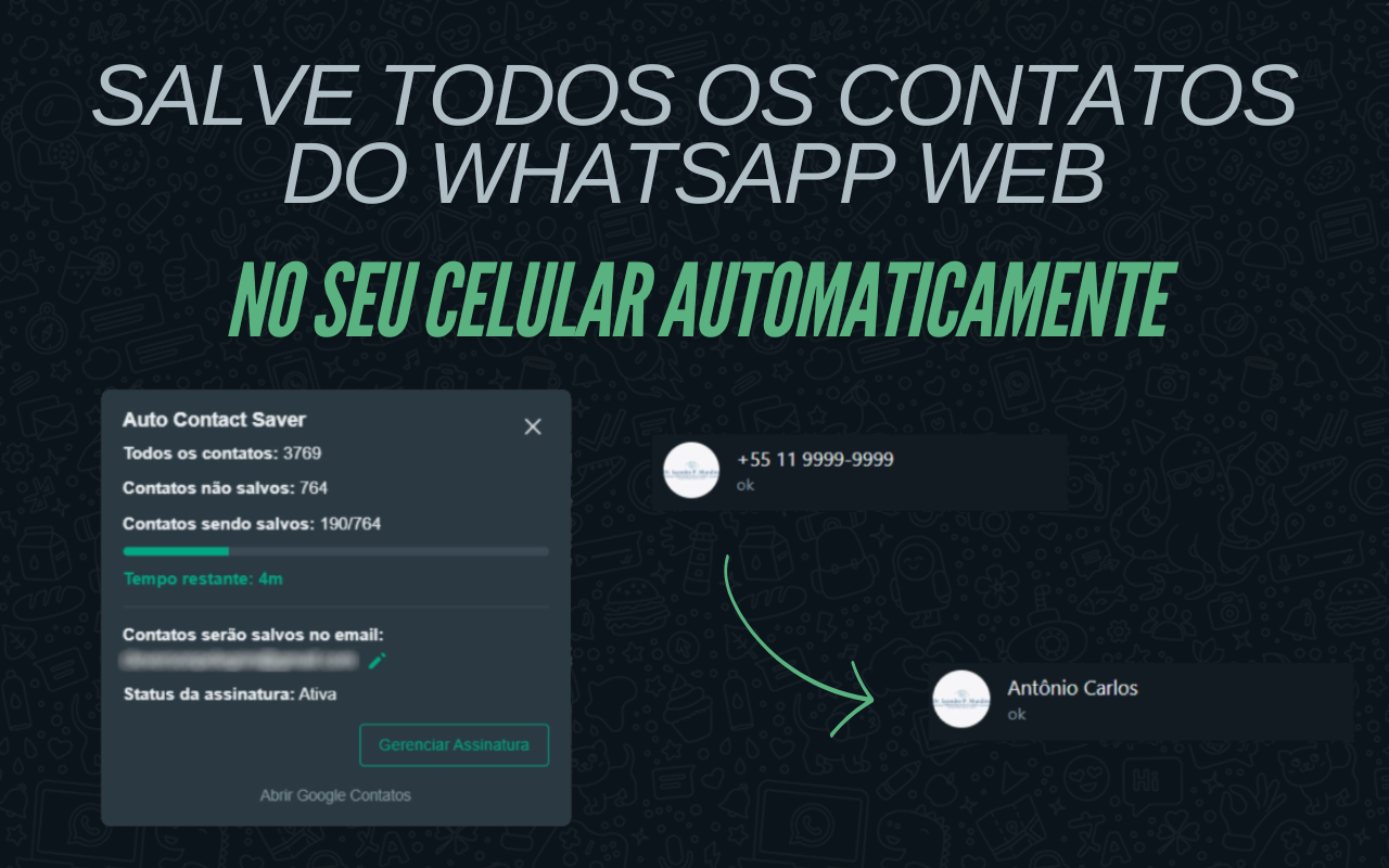 Auto Contact Saver for Whatsapp Web截图2