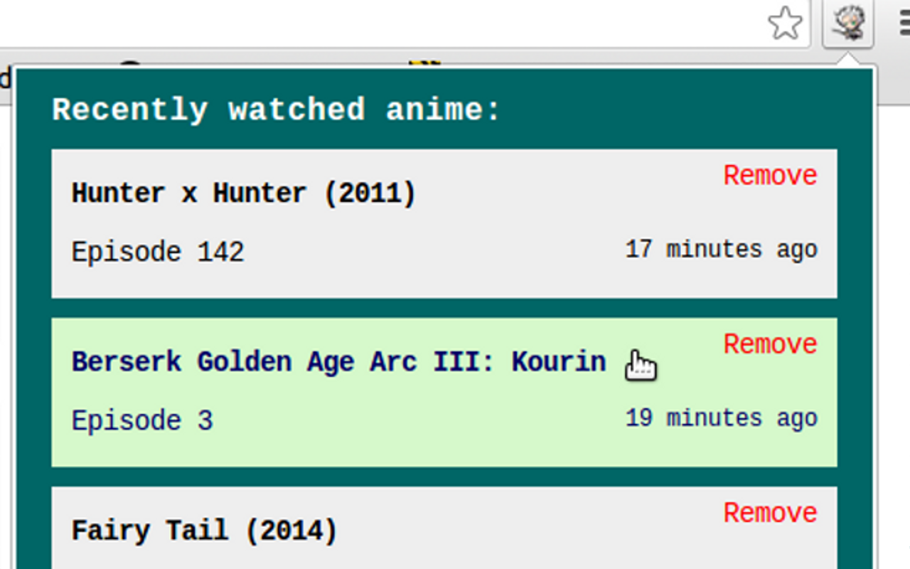 Anime episode tracker截图1