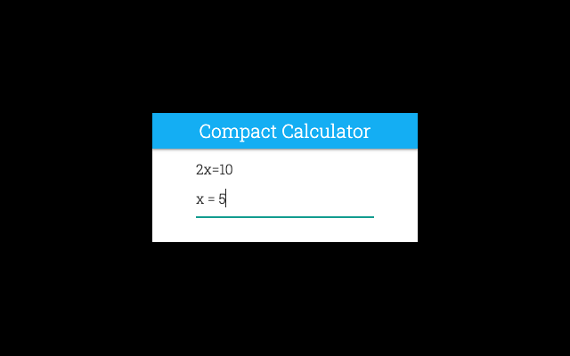 Compact Calculator截图1