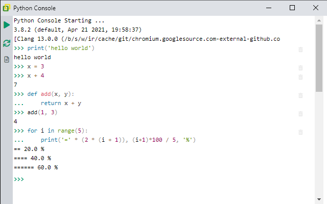 PyConsole: Python shell uncomplicated截图2