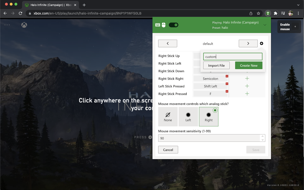 Keyboard & Mouse for Xbox xCloud截图1