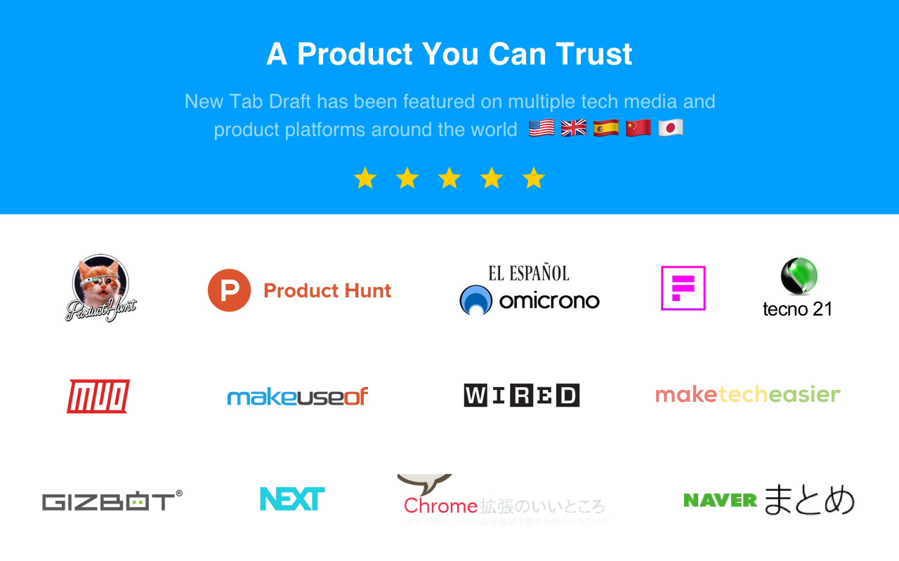 New Tab Draft截图2