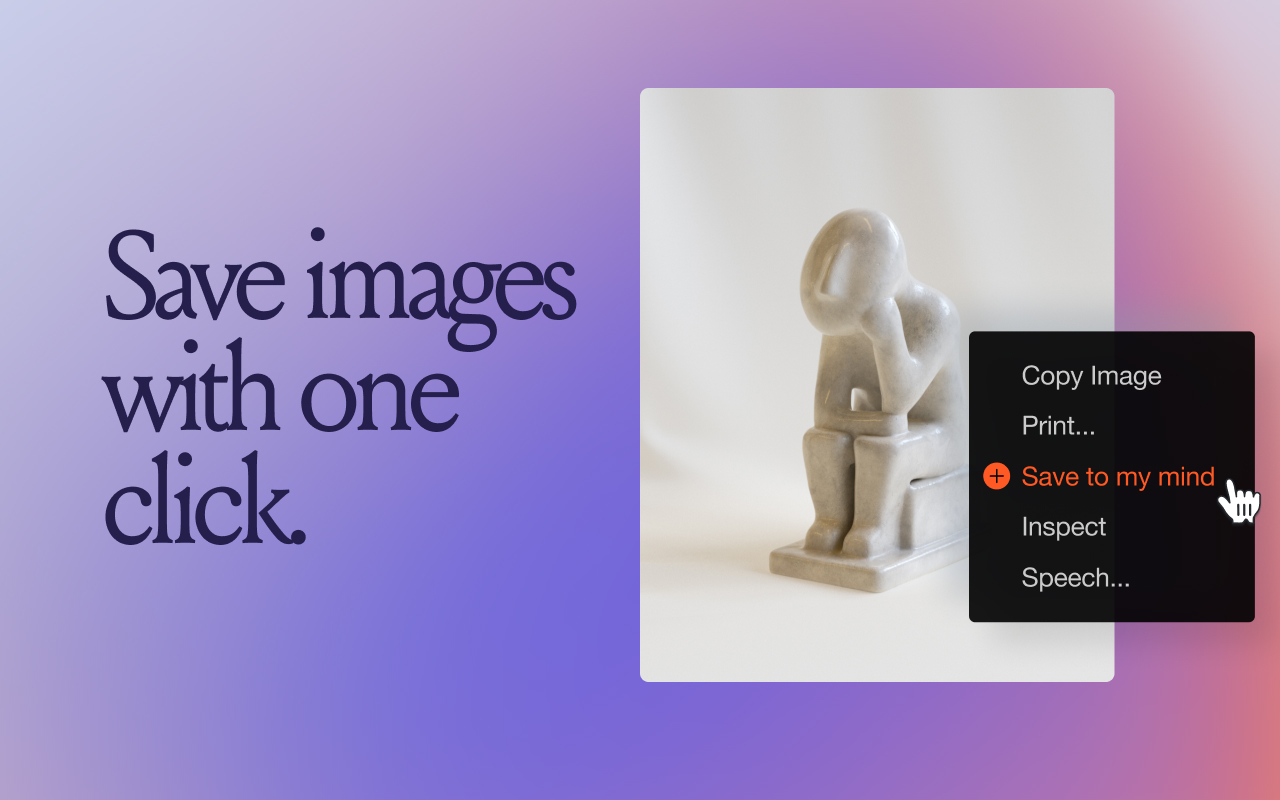 mymind — An extension for your mind截图1