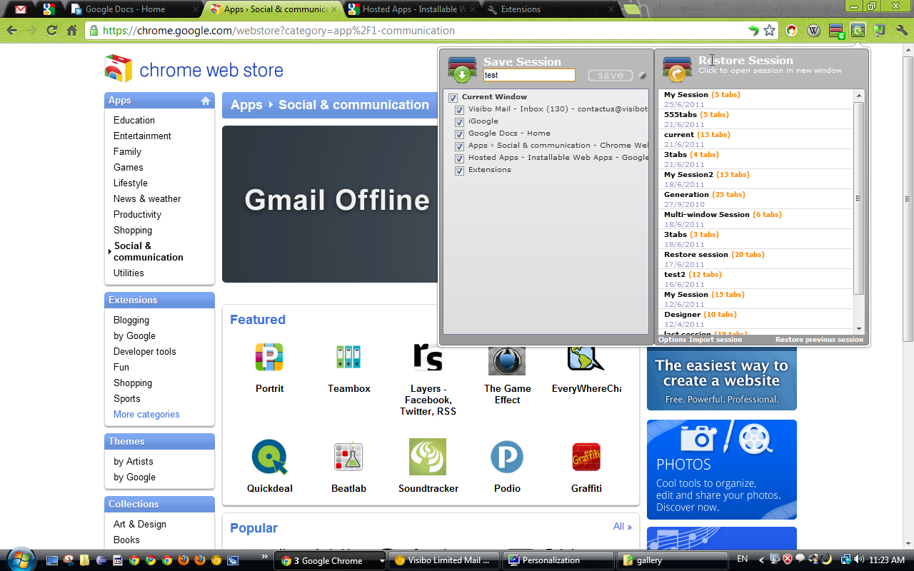 FreshStart - Cross Browser Session Manager截图2