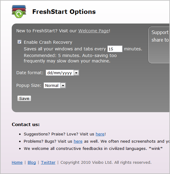 FreshStart - Cross Browser Session Manager截图5