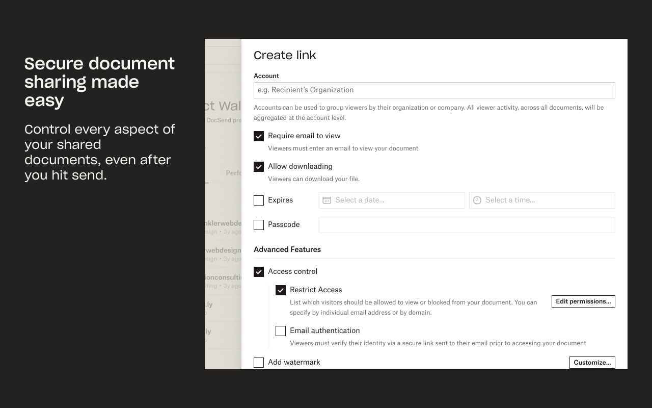 DocSend Extension截图3