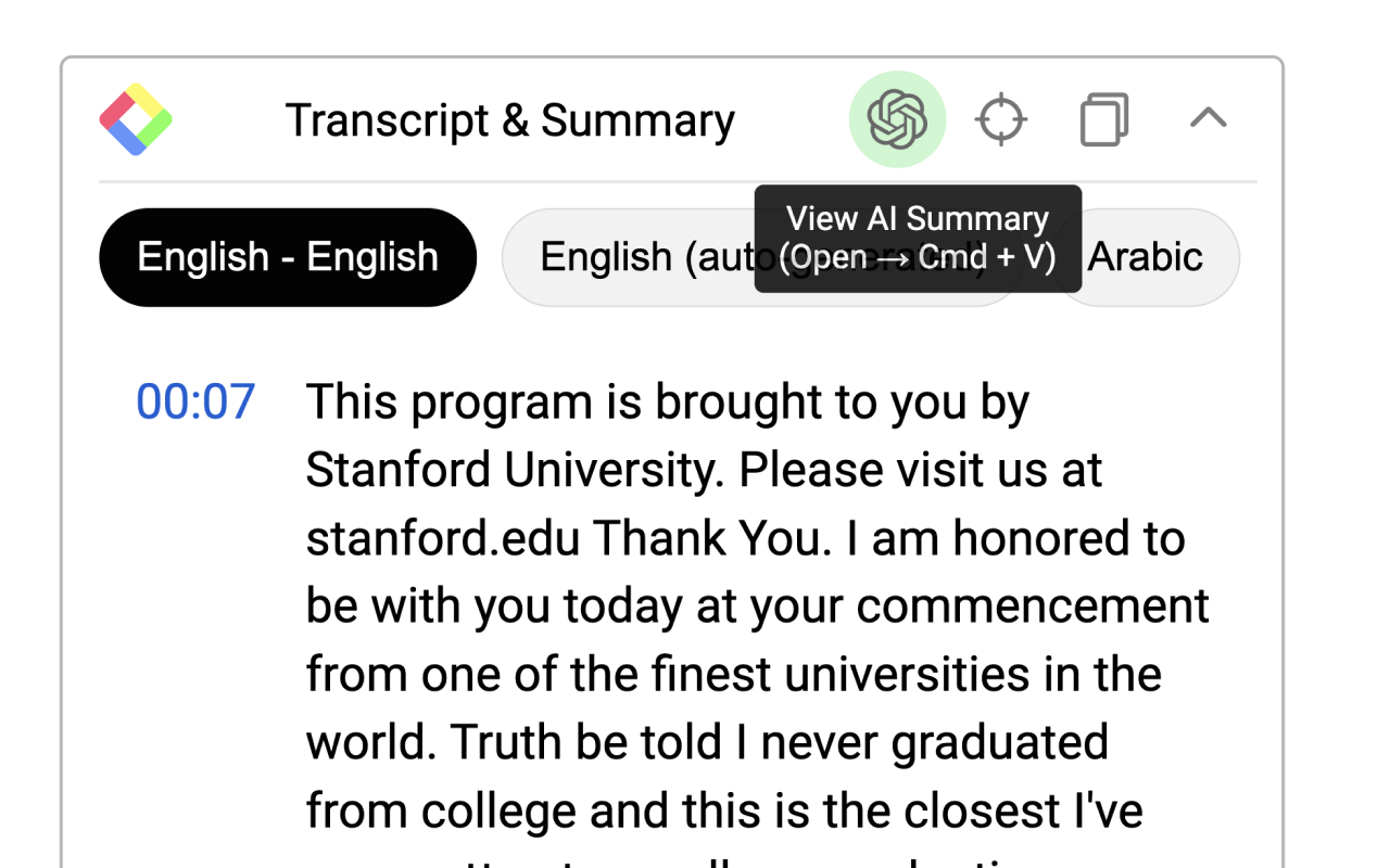 YouTube Summary with ChatGPT & Claude截图3