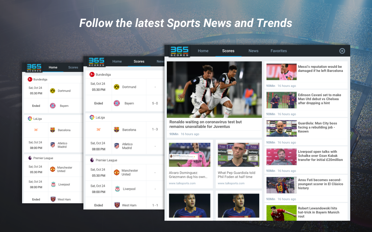 365Scores - Live Scores and Sports News截图1