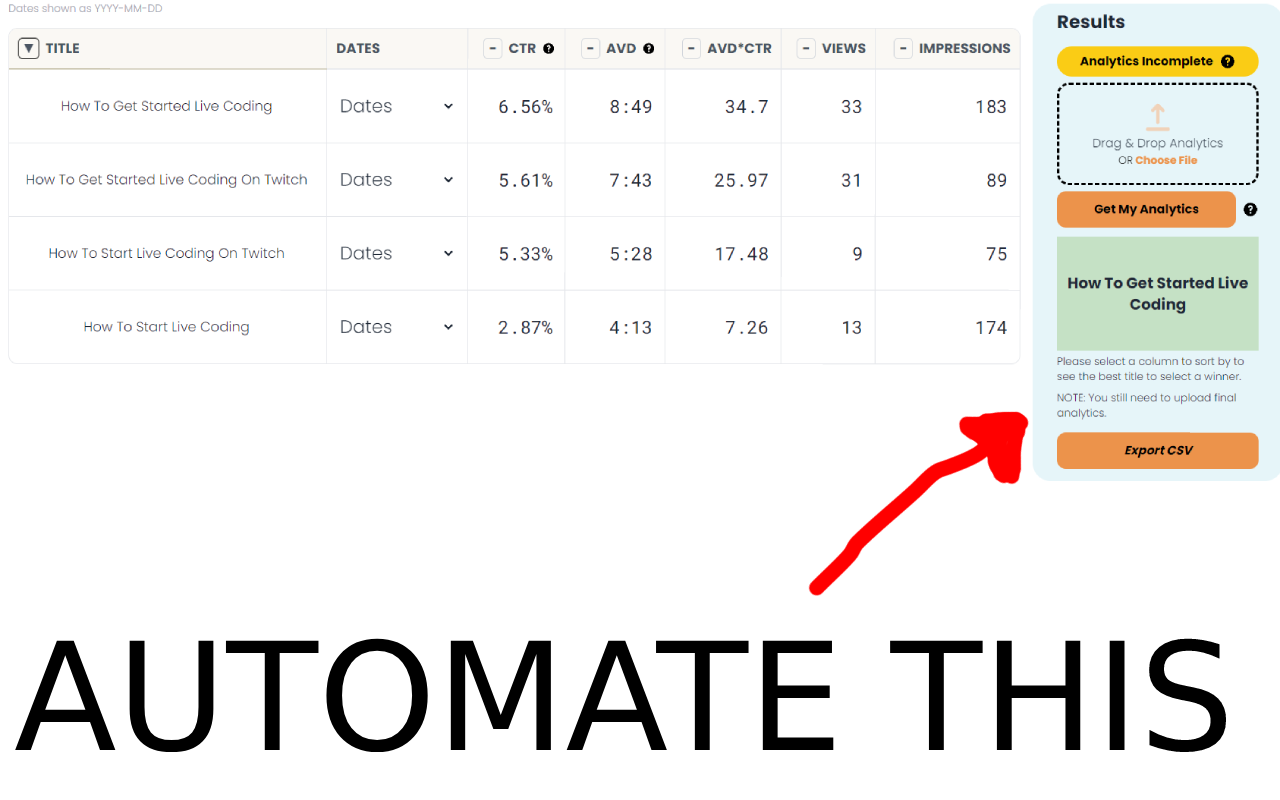ThumbnailTest.com Analytics Processor截图1