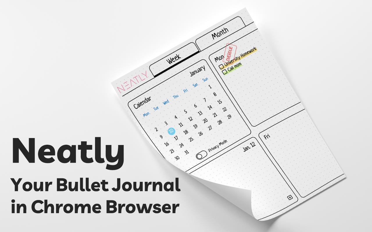 Neatly - Bullet Journal and Task Manager截图3