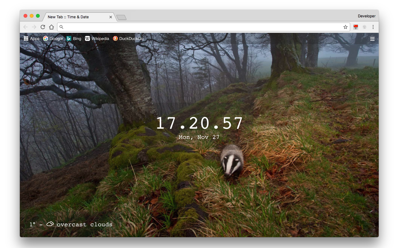 Start Page - Date and Time截图1