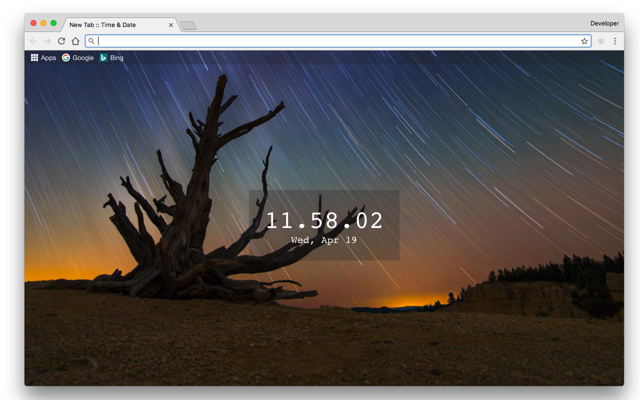 Start Page - Date and Time截图2