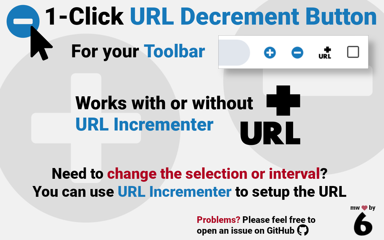 URL Decrement Button截图1
