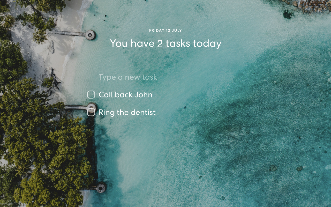 Headway — New Tab Todo List截图2