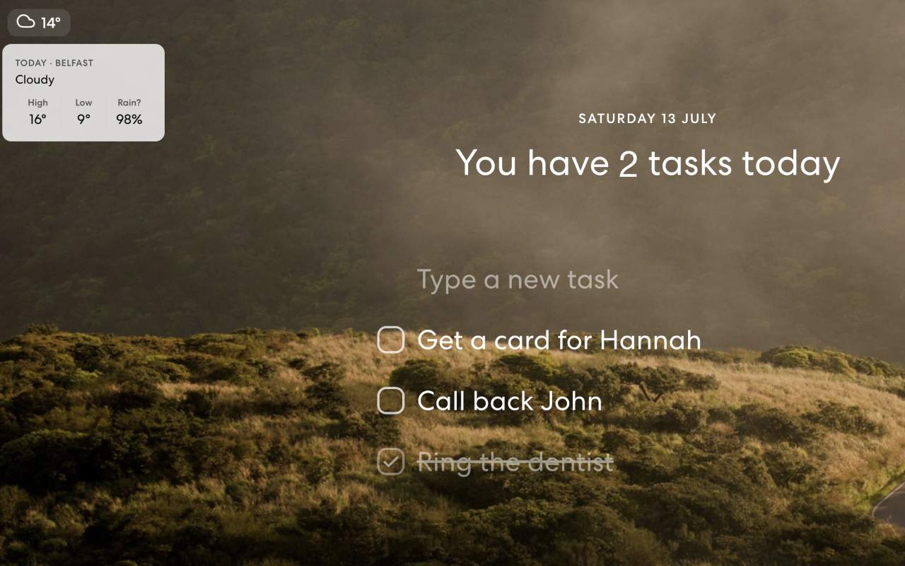 Headway — New Tab Todo List截图4