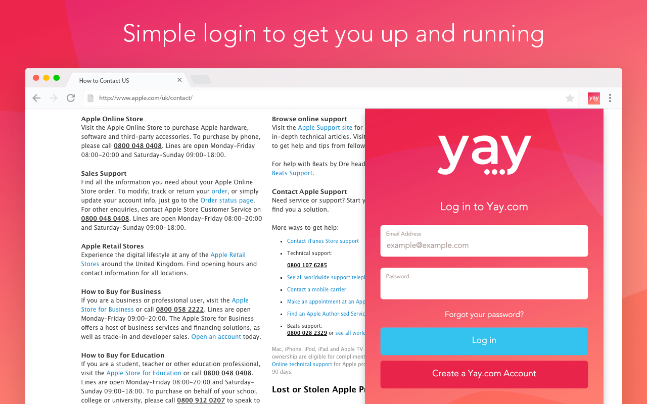 Yay.com Click to Dial截图3
