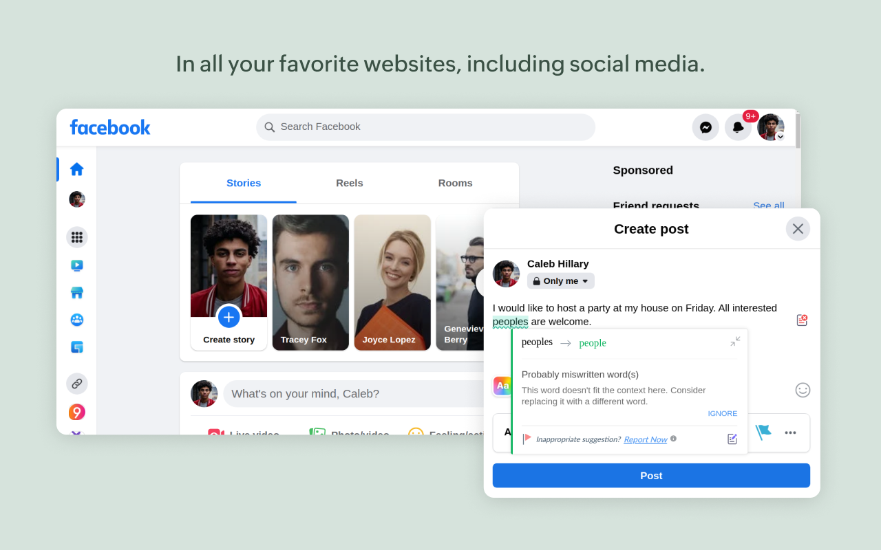 Zoho BluePencil: Free Grammar & Spell Checker截图3